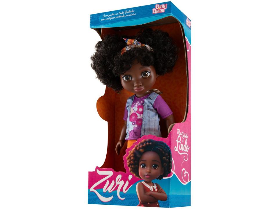 Boneca Zuri com Pente Baby Brink - 5