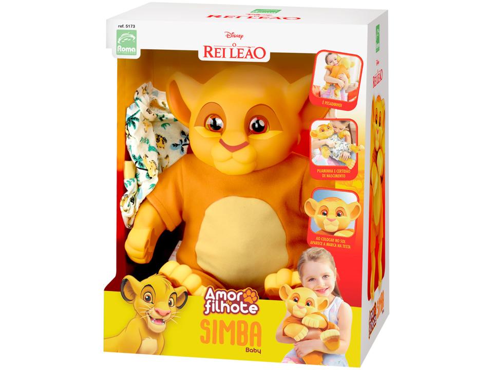 Boneco Amor de Filhote Simba Baby 36,5cm - 4