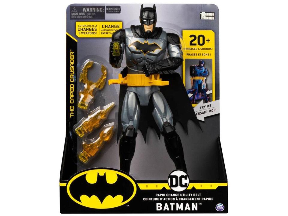 Boneco Batman 2181 30cm Emite Som e Luz - 8