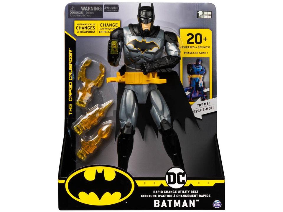 Boneco Batman 2181 30cm Emite Som e Luz - com Acessórios Sunny Brinquedos - 6