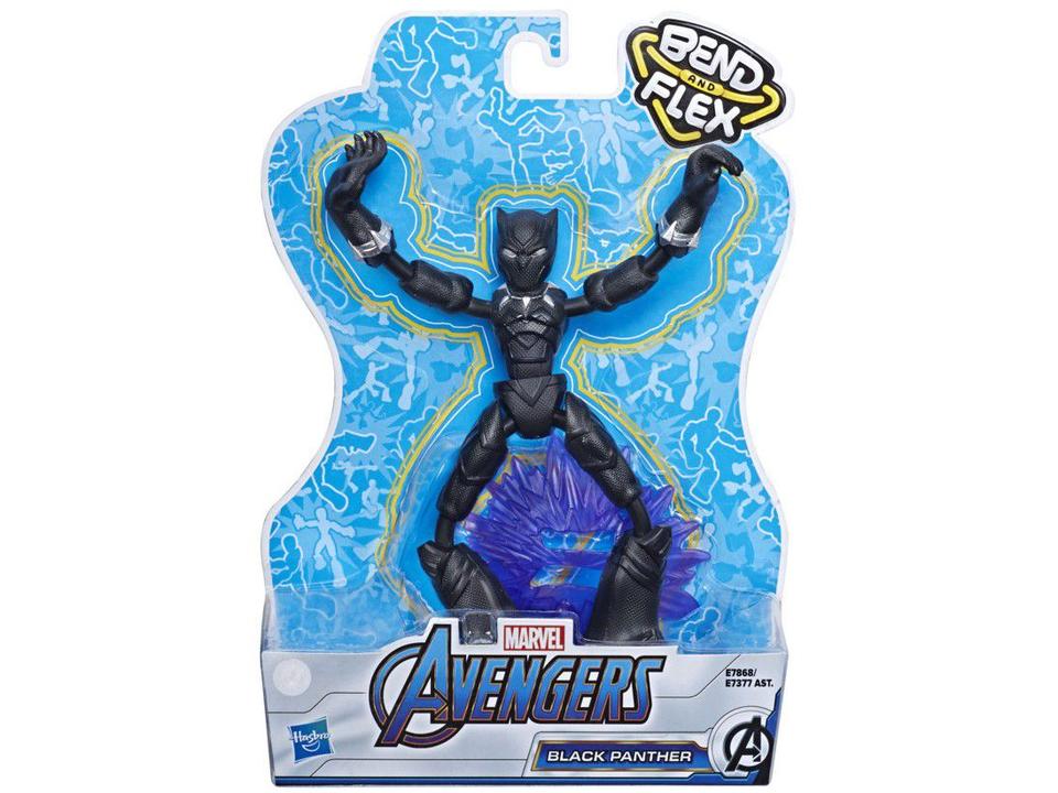 Boneco Black Panther Marvel Avengers - Bend and Flex Hasbro - 3