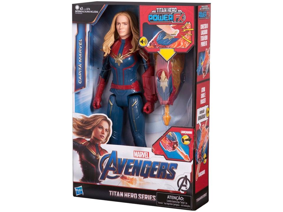 Boneco Capitã Marvel Titan Hero Series - 6