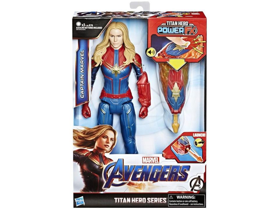 Boneco Capitã Marvel Titan Hero Series - 9