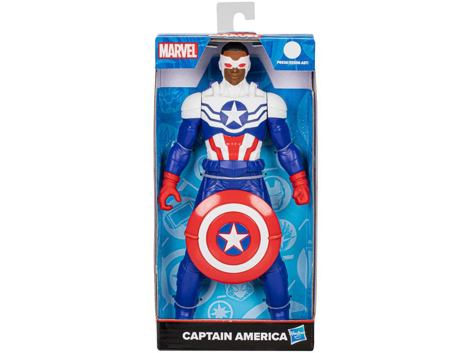 Boneco Capitão América Marvel Mighty Hero Series - 24cm com Acessório Hasbro - 3