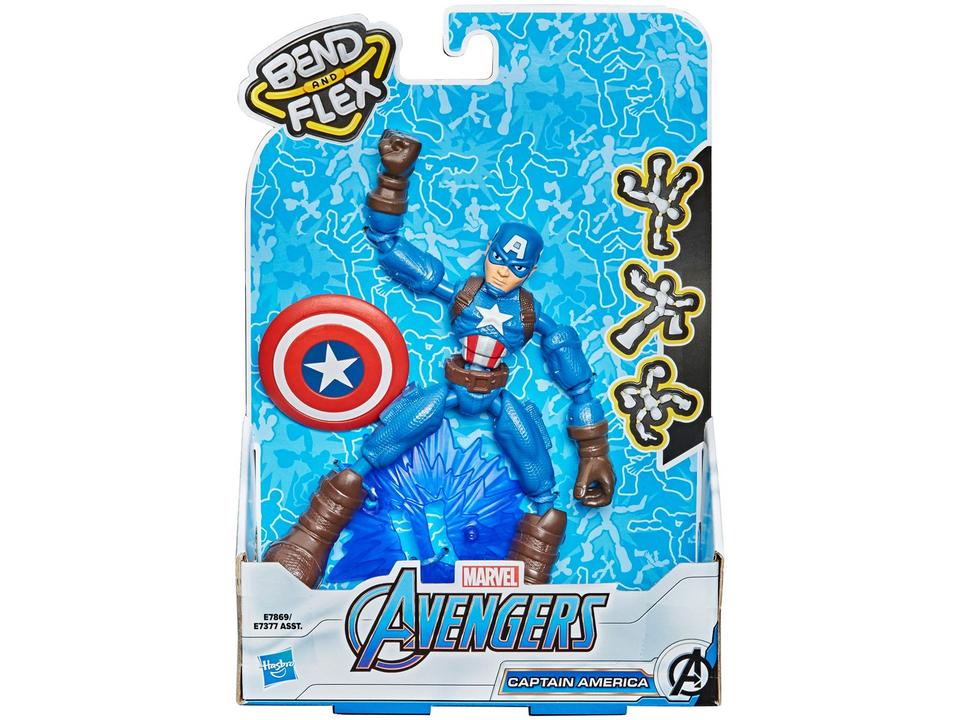Boneco Capitão América Marvel Vingadores - 4