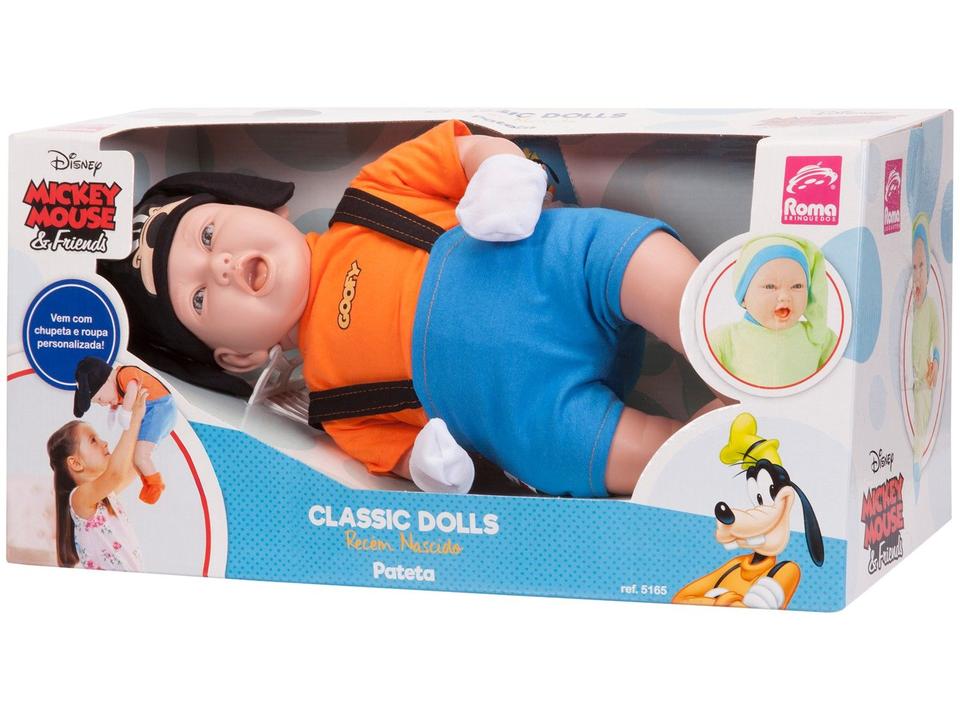 Boneco Classic Dolls Recém Nascido Pateta - 7