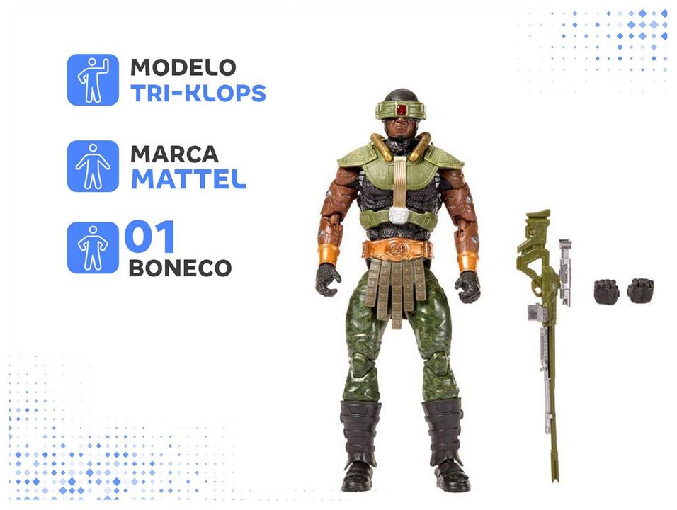 Boneco Colecionável Tri-Klops Mattel Mãos - 2