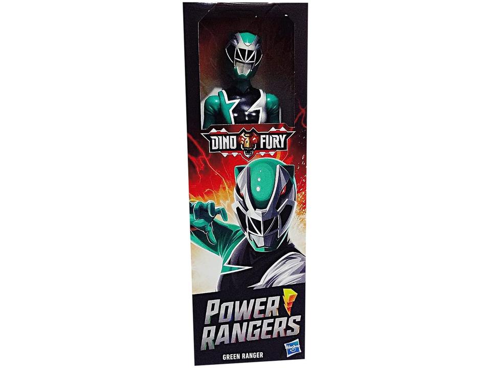 Boneco Dino Fury Power Rangers Verde 30cm - 1