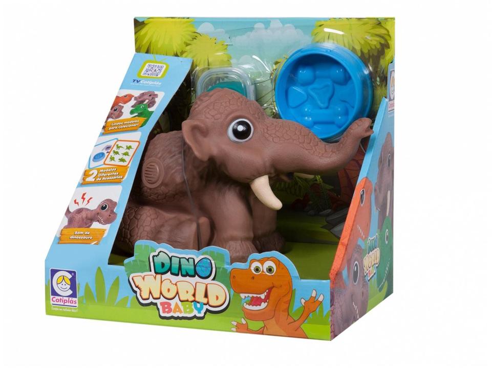 Boneco Dino World Baby Mamute 17cm - 4