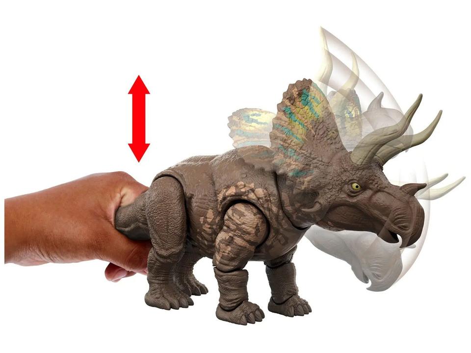 Boneco Dinossauro Gigantic Thrashers Jurassic World Mattel - 4