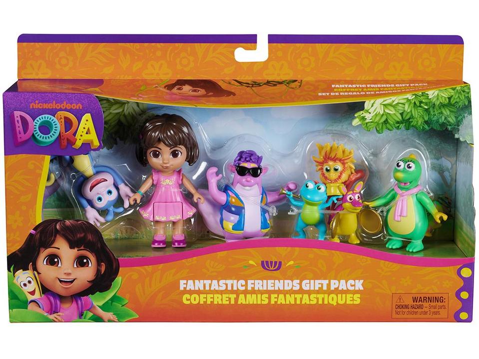 Boneco Dora Aventureira 004782 5 Unidades - 8