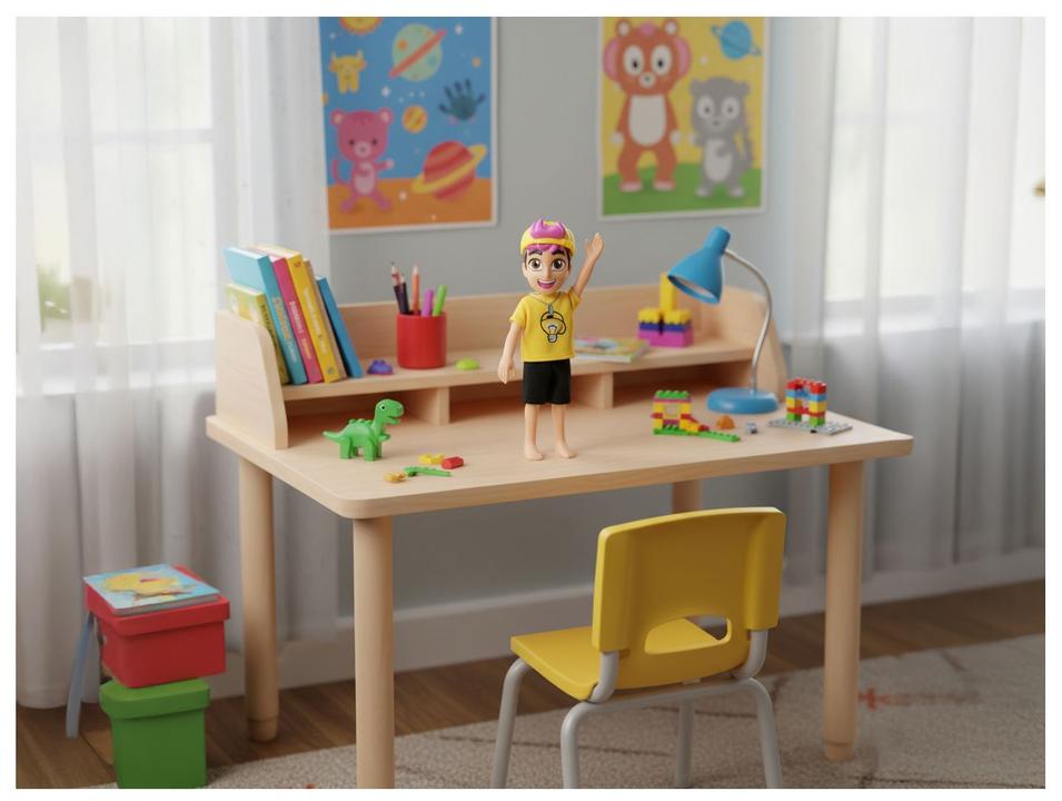 Boneco Dos Rosa Leozin 26cm Baby Brink - 1