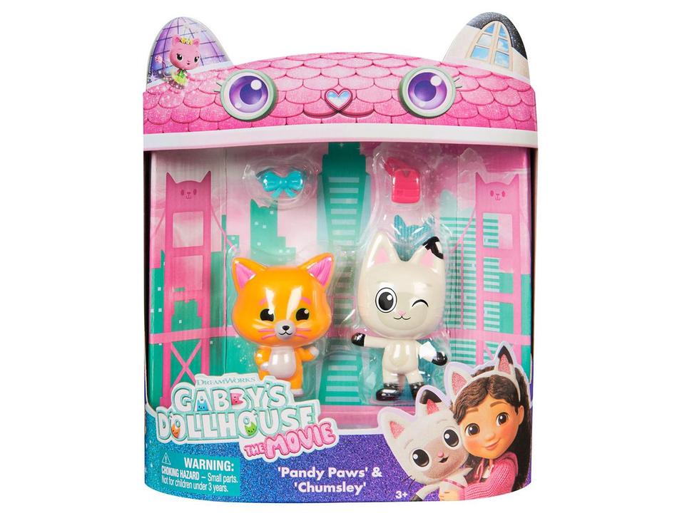 Boneco Gabbys Dollhouse O Filme Kit Personagens - 12