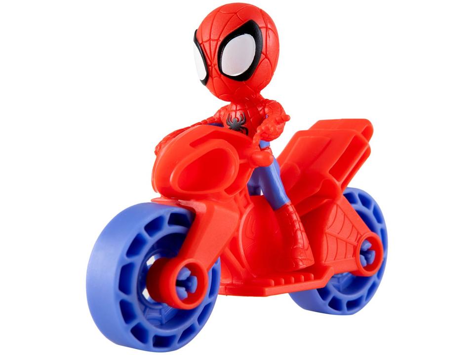 Boneco Homem-Aranha Spidey 6cm com Moto - 10