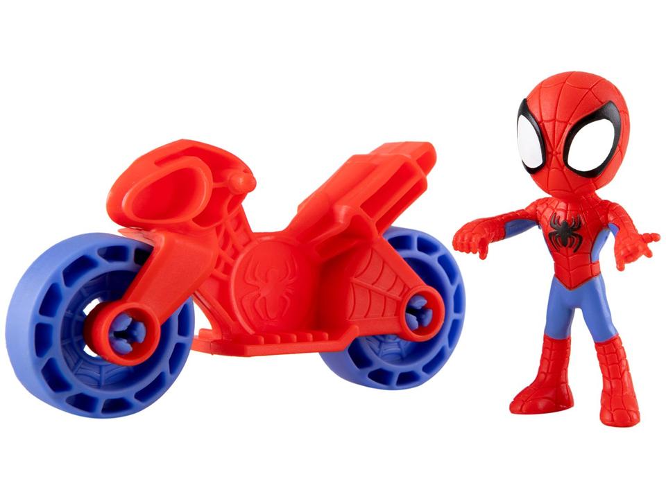 Boneco Homem-Aranha Spidey 6cm com Moto - 9