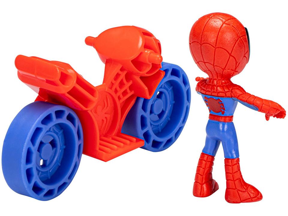 Boneco Homem-Aranha Spidey 6cm com Moto - 4
