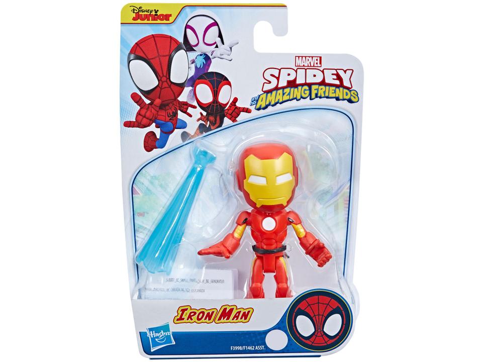 Boneco Homem de Ferro Marvel Spidey and His - Amazing Friends 10cm com Acessórios Hasbro - 1