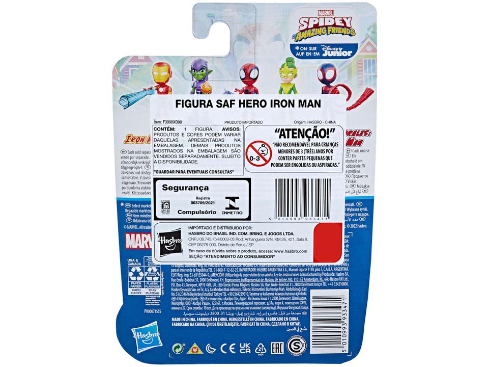 Boneco Homem de Ferro Marvel Spidey and His - Amazing Friends 10cm com Acessórios Hasbro - 2