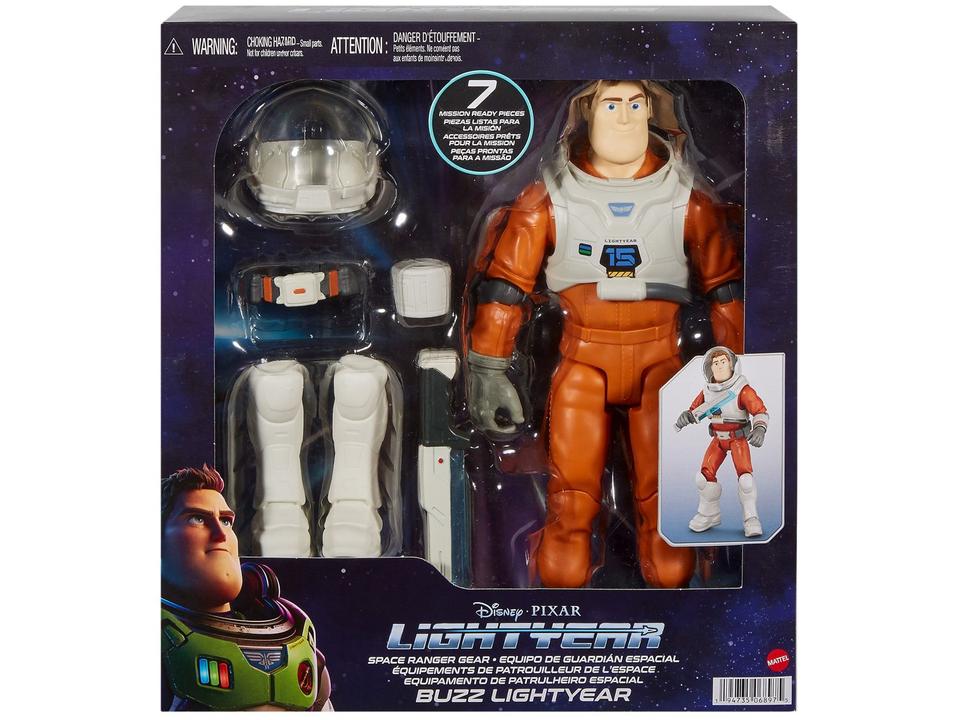 Boneco Lightyear Disney Pixar Buzz com Acessório - 8