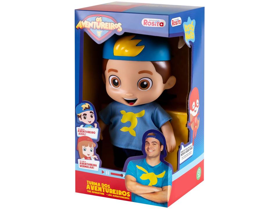 Boneco Luccas Neto Aventureiro Azul - 7