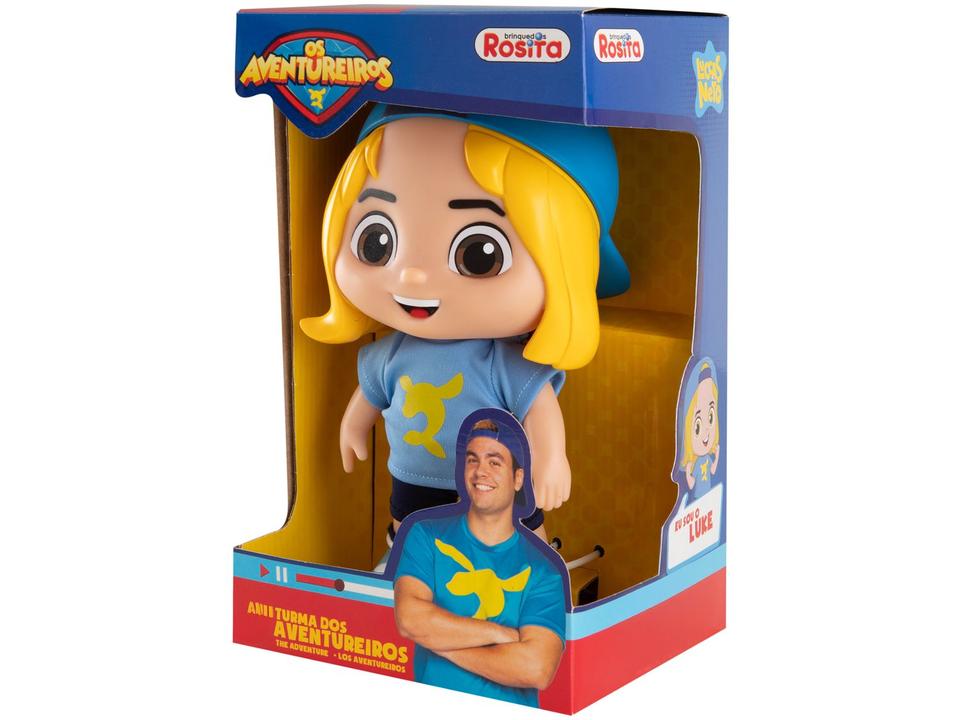Boneco Luccas Neto Os Aventureiros 24cm Rosita - 4