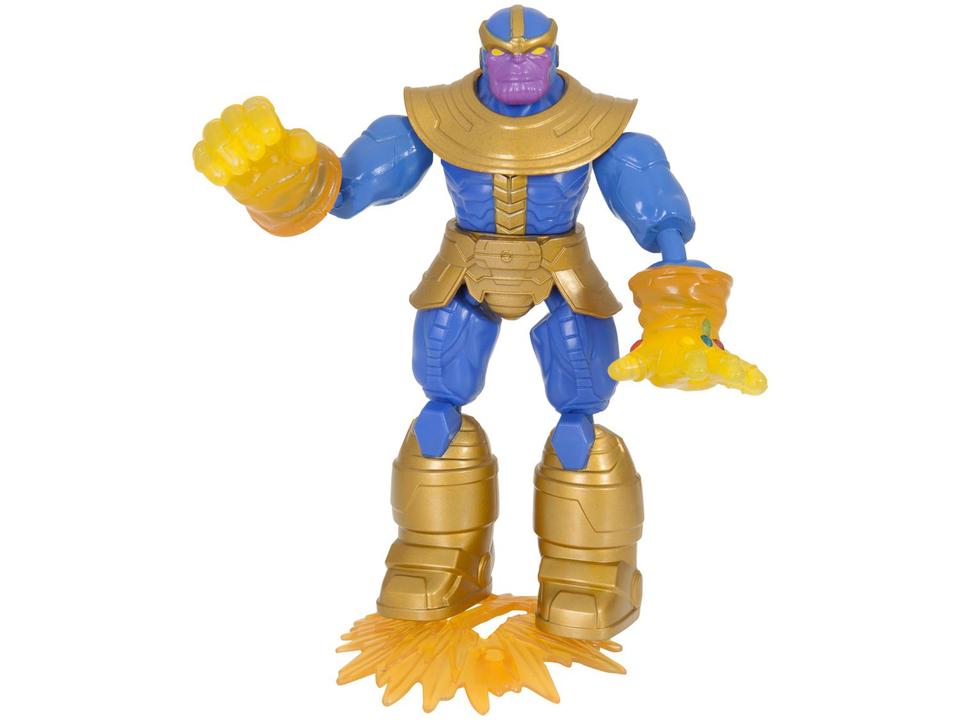 Boneco Marvel Avengers Vingadores Bend e Flex - Iron Patriot Vs Thanos 2 Peças e Acessórios Hasbro - 2