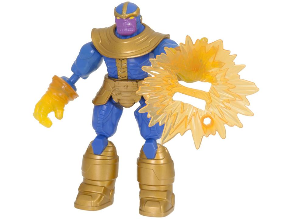 Boneco Marvel Avengers Vingadores Bend e Flex - Iron Patriot Vs Thanos 2 Peças e Acessórios Hasbro - 3