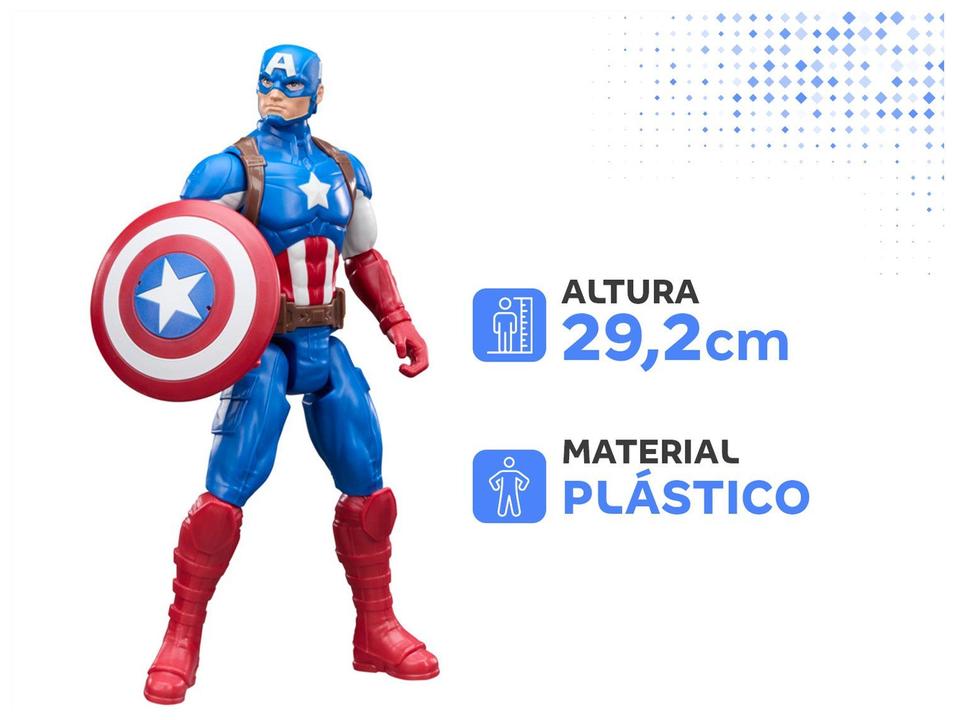 Boneco Marvel Vingadores Titan Series Capitão - 2
