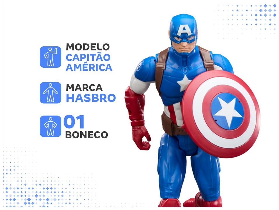 Boneco Marvel Vingadores Titan Series Capitão - 1