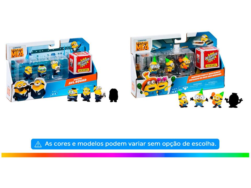 Boneco Meu Malvado Favorito 4 Minions 5,08cm - 1