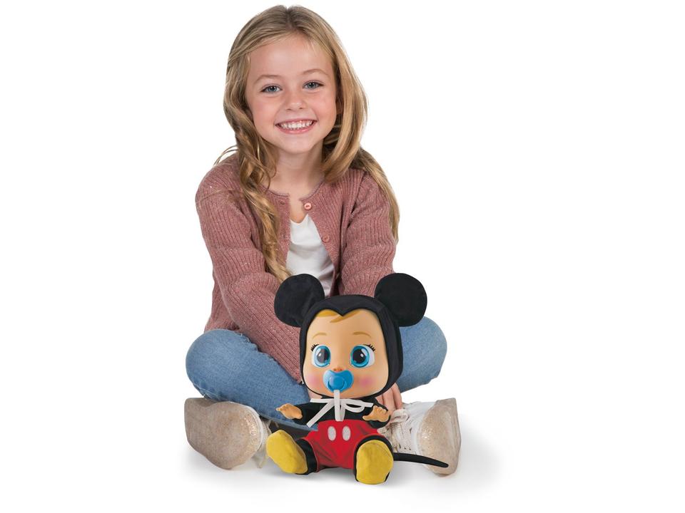 Boneco Mickey Cry Babies com Acessório - 1