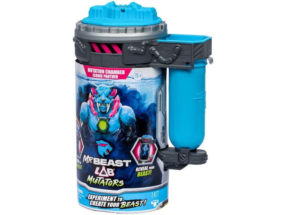 Boneco MrBeast Lab Mutators Pantera Icônica 13cm - 7
