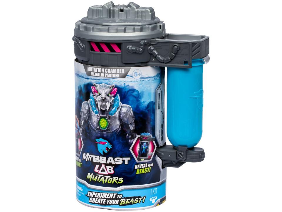 Boneco MrBeast Lab Mutators Pantera Metálica 13cm - 7