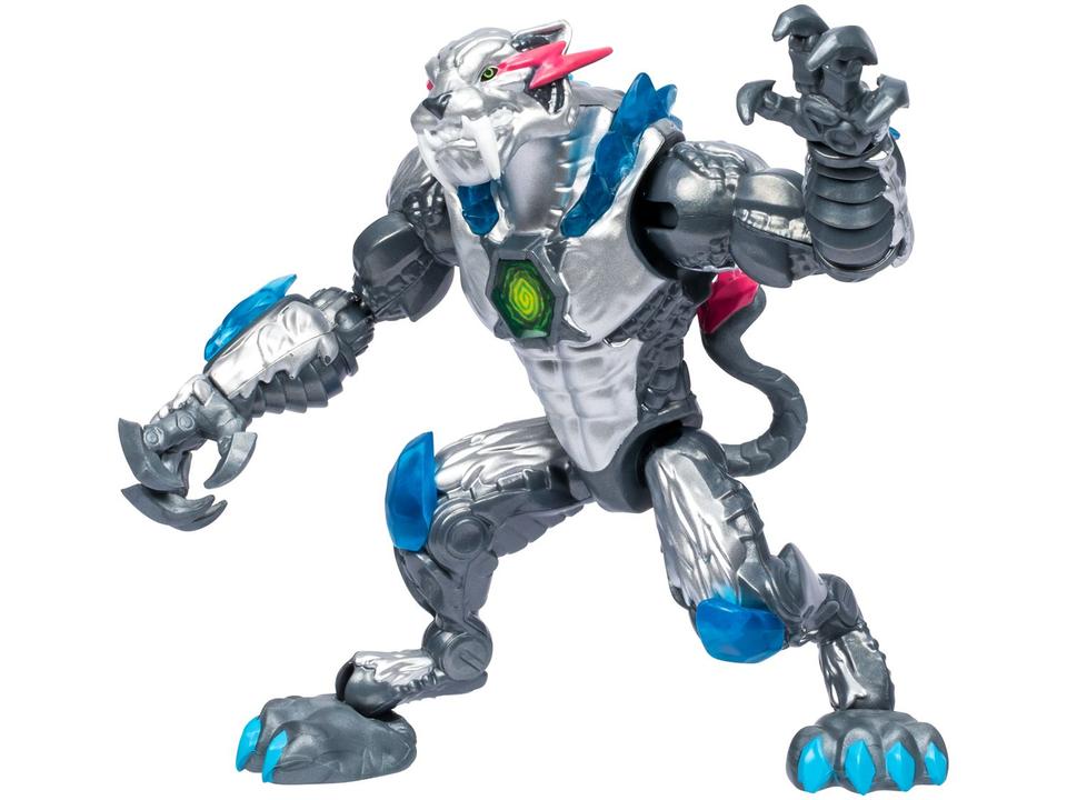 Boneco MrBeast Lab Mutators Pantera Metálica 13cm - 6