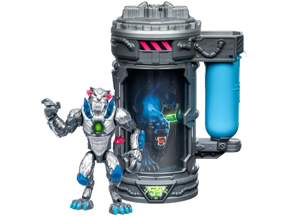 Boneco MrBeast Lab Mutators Pantera Metálica 13cm - 2