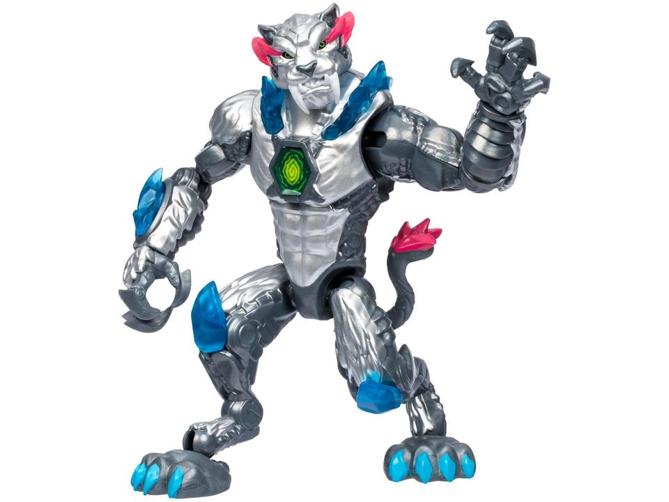 Boneco MrBeast Lab Mutators Pantera Metálica 13cm - 4