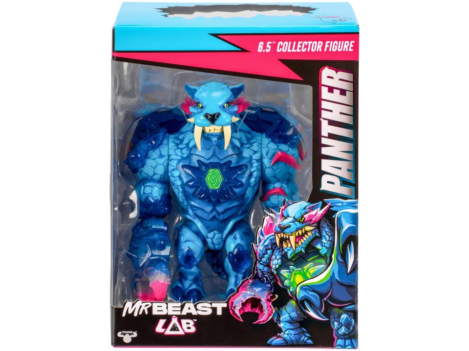Boneco MrBeast Lab Pantera 16cm Candide - 3