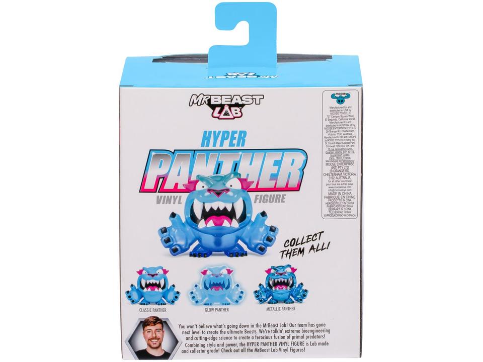 Boneco MrBeast Lab Pantera Hyper 9cm Candide - 4