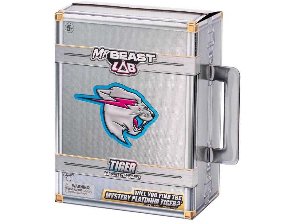 Boneco MrBeast Lab Tigre 16cm Candide - 1