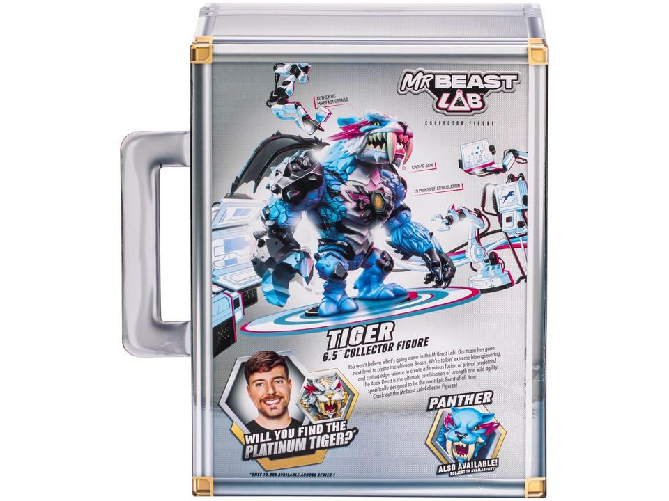 Boneco MrBeast Lab Tigre 16cm Candide - 3
