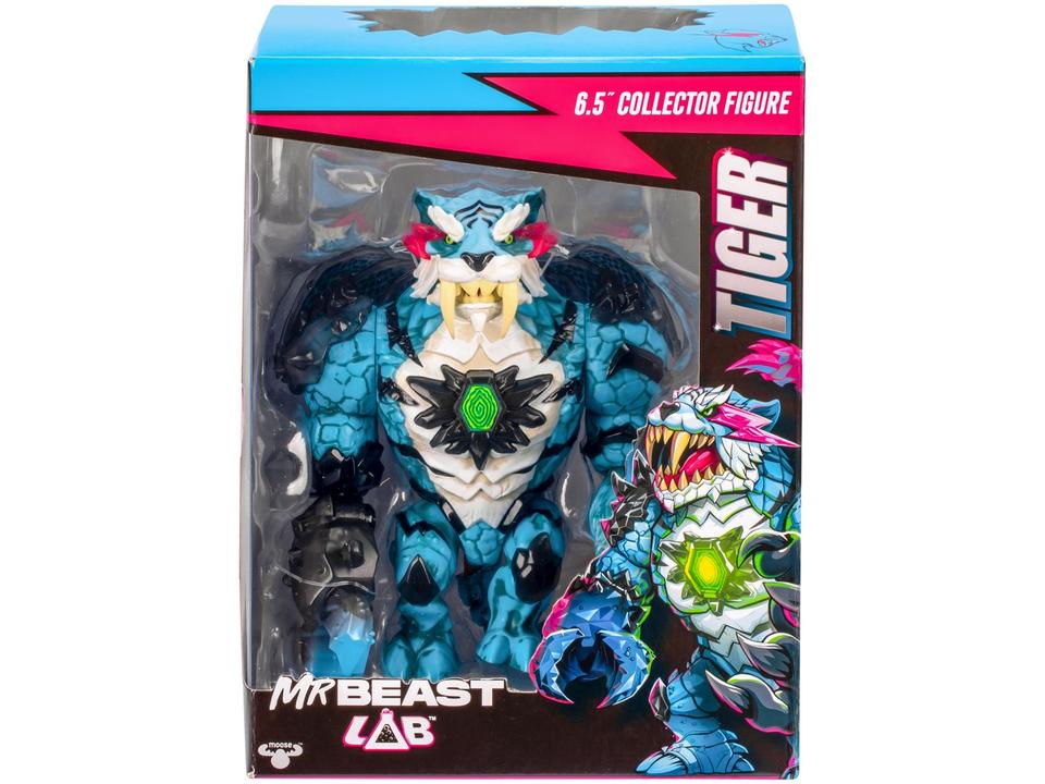 Boneco MrBeast Lab Tigre 16cm Candide - 4