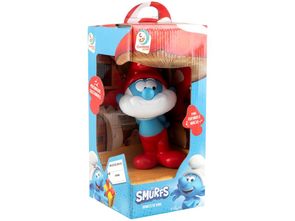 Boneco Os Smurfs Papai Smurf 14cm Cardoso Toys - 4