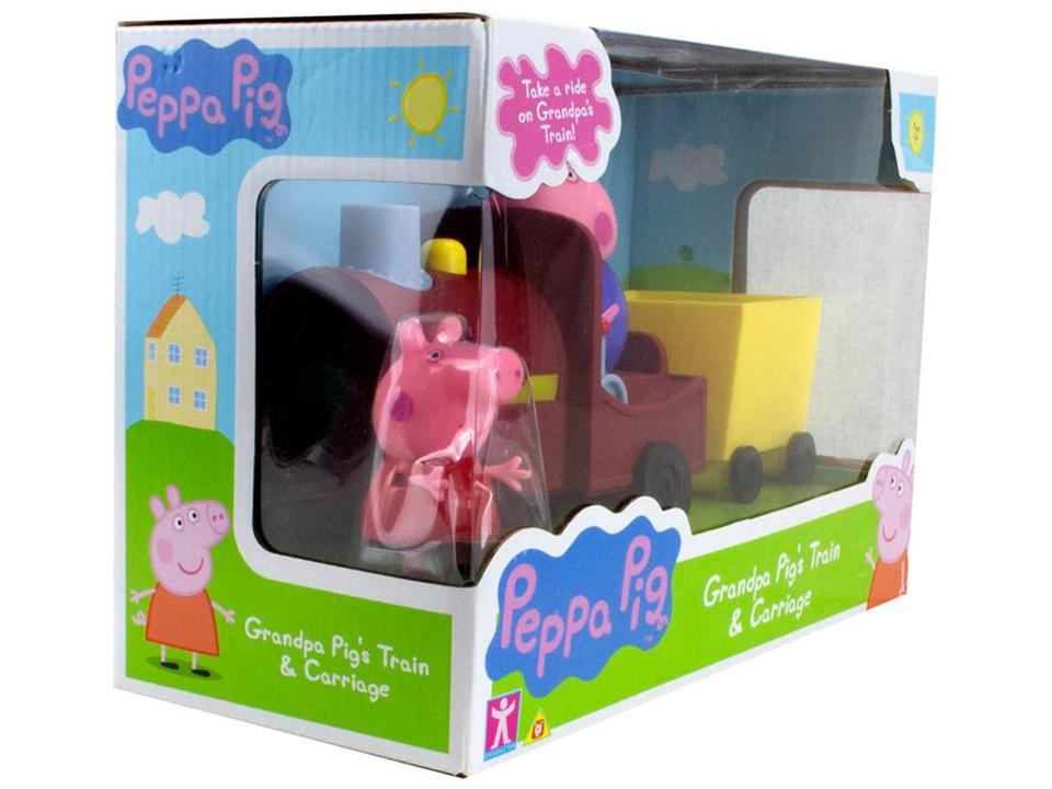 Boneco Peppa Pig Trêm do Vovô Pig 9,1cm - Sunny Brinquedos - 3