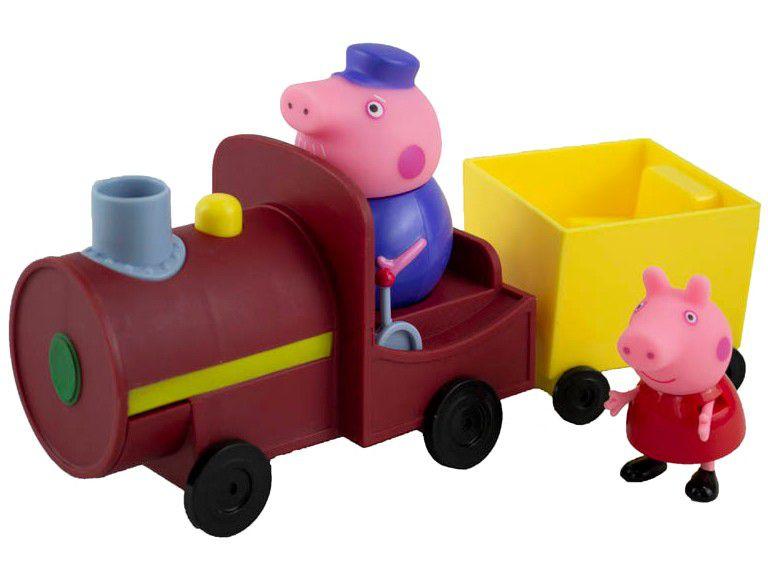 Boneco Peppa Pig Trêm do Vovô Pig 9,1cm - Sunny Brinquedos - 1