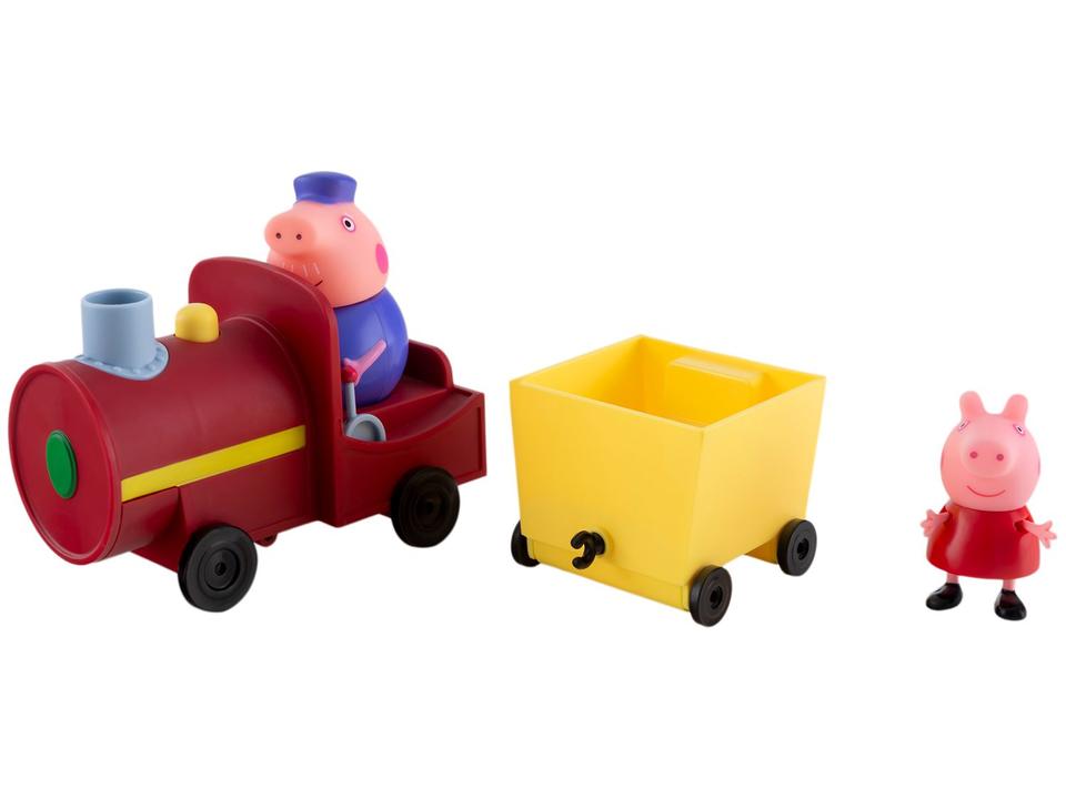 Boneco Peppa Pig Trêm do Vovô Pig 9,1cm - 3