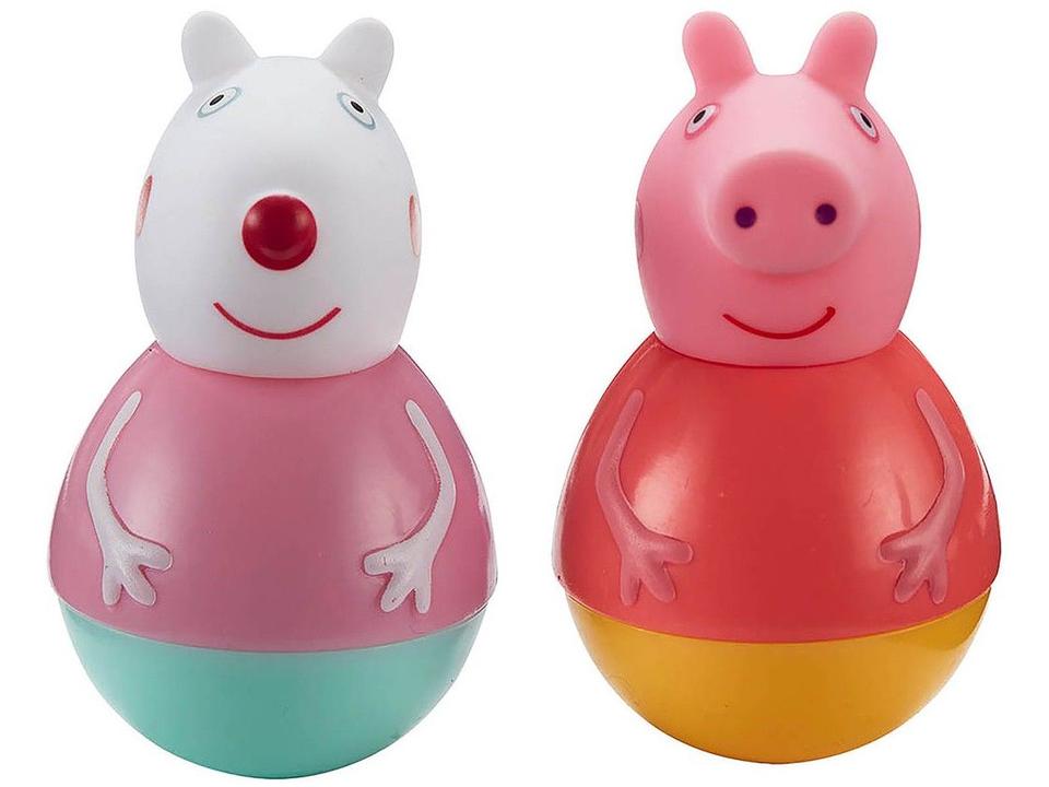 Boneco Peppa Pig Weebles 7cm 2 Unidades - 6