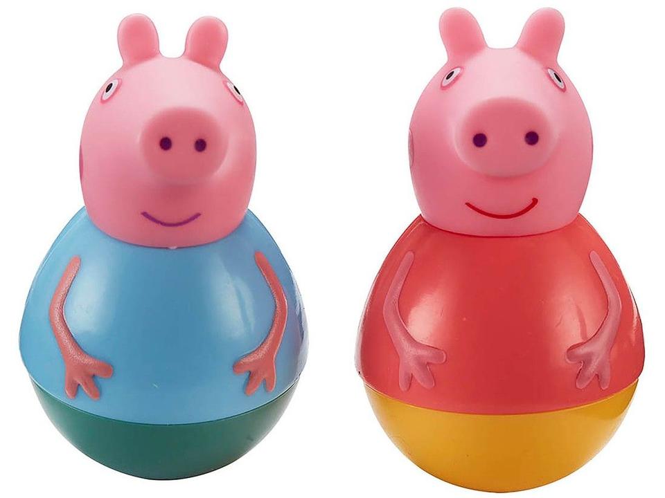 Boneco Peppa Pig Weebles 7cm 2 Unidades - 2