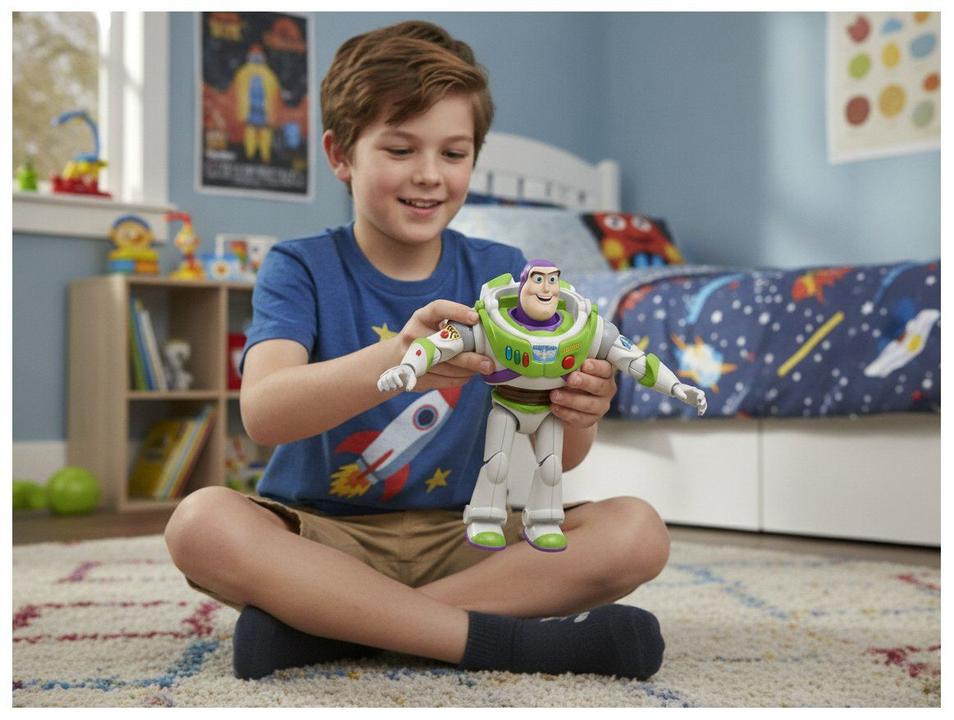 Boneco Pixar Alto-falante Buzz Lightyear de 7” - 1