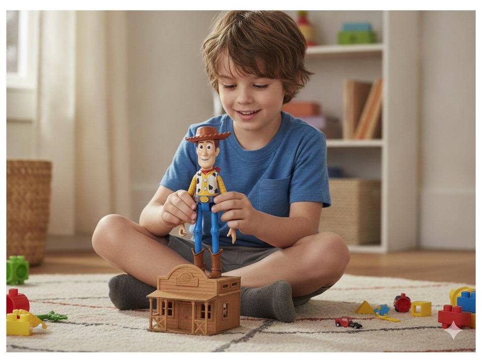 Boneco Pixar Alto-falante Woody de 7” - 1