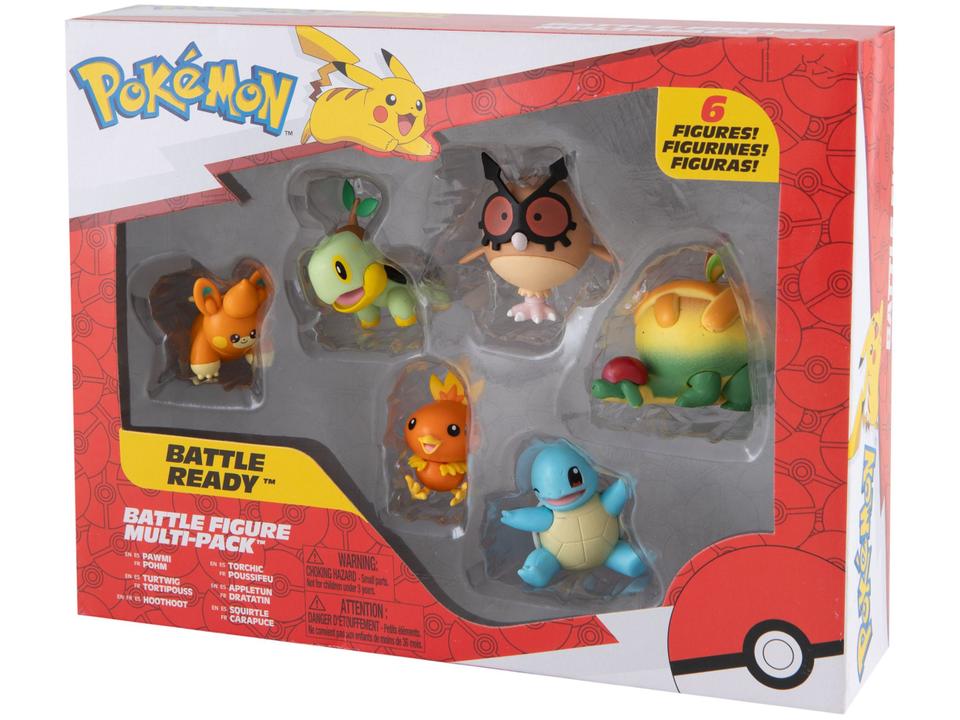 Boneco Pokemon Pack de Batalha 6 Unidades - 7